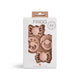 FRIGG Baby's First Pacifier - Confezione da 4 Floral Heart - Blush