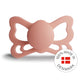 FRIGG Anatomical Pacifier - Butterfly Silicone Size 2 - Pretty In Peach