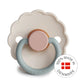 FRIGG Round Pacifier - Daisy Latex Size 2 - Cotton Candy