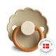 FRIGG Round Pacifier - Daisy Silicone Size 2 - Desert