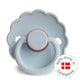 FRIGG Round Pacifier - Daisy Latex Size 1 - Powder Blue