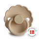 FRIGG Round Pacifier - Daisy Latex Size 1 - Croissant