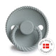 FRIGG Round Pacifier - Rope Silicone Size 2 - French Gray