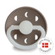 FRIGG Round Pacifier - Moon Phase Night Silicone Size 2 - Portobello