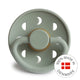 FRIGG Round Pacifier - Moon Phase Latex Size 2 - Sage
