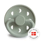 FRIGG Round Pacifier - Moon Phase Silicone Size 1 - Sage