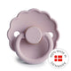 FRIGG Round Pacifier - Daisy Latex Size 2 - Soft Lilac