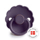 FRIGG Round Pacifier - Daisy Latex Size 1 - Violet Dream