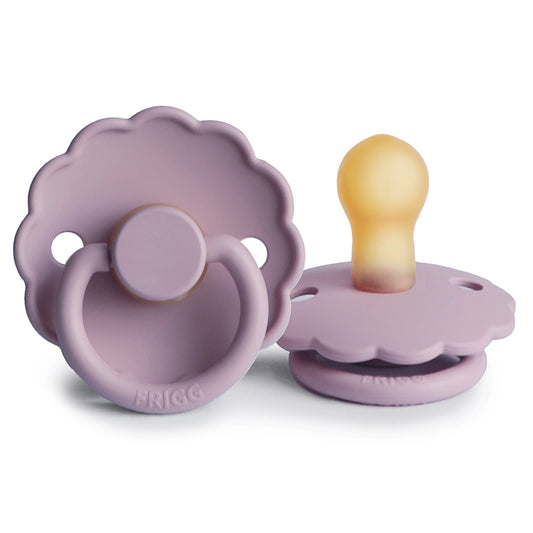 FRIGG Round Pacifier - Daisy Latex Size 1 - Heather