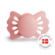FRIGG Symmetrical Pacifier - Lucky Silicone Size 1 - Pretty In Peach