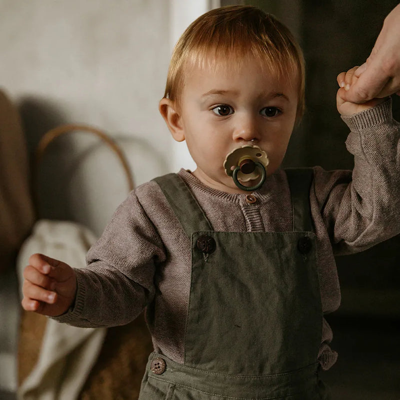 FRIGG Round Pacifier - Daisy Latex Size 1 - Willow