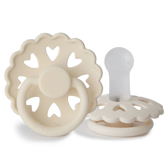 FRIGG Round Pacifier - Fairytale X H.C. Andersen Silicone Size 2 - The Ugly Duckling