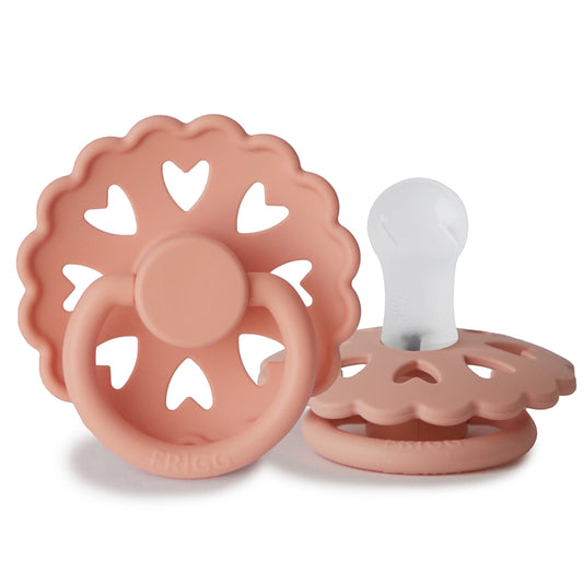 FRIGG Round Pacifier - Fairytale X H.C. Andersen Silicone Size 1 - The Princess and the Pea
