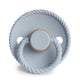 FRIGG Round Pacifier - Rope Latex Size 1 - Powder Blue