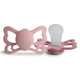 FRIGG Pacifier - Butterfly Silicone 2-Pack Size 2 - Cedar/Baby Pink