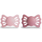 FRIGG Pacifier - Lucky Silicone 2-Pack Size 2 - Cedar/Baby Pink