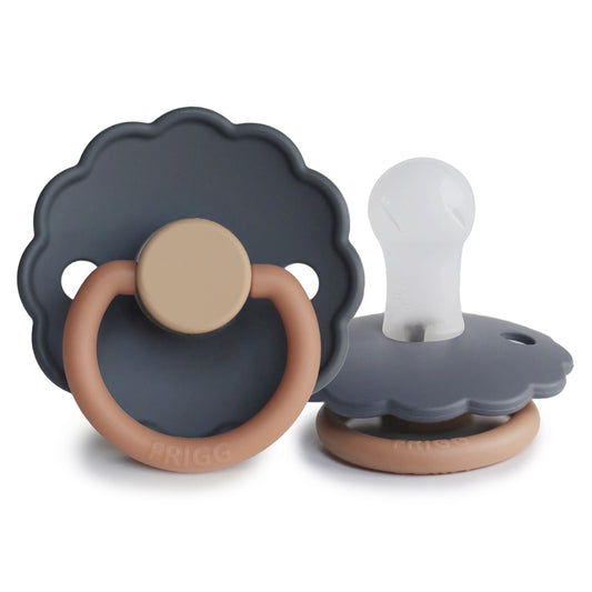 FRIGG Round Pacifier - Daisy Silicone Size 1 - Aurora