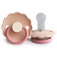 FRIGG Round Pacifier - Daisy Silicone Size 2 - Peony