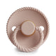 FRIGG Round Pacifier - Rope Latex Size 2 - Blush