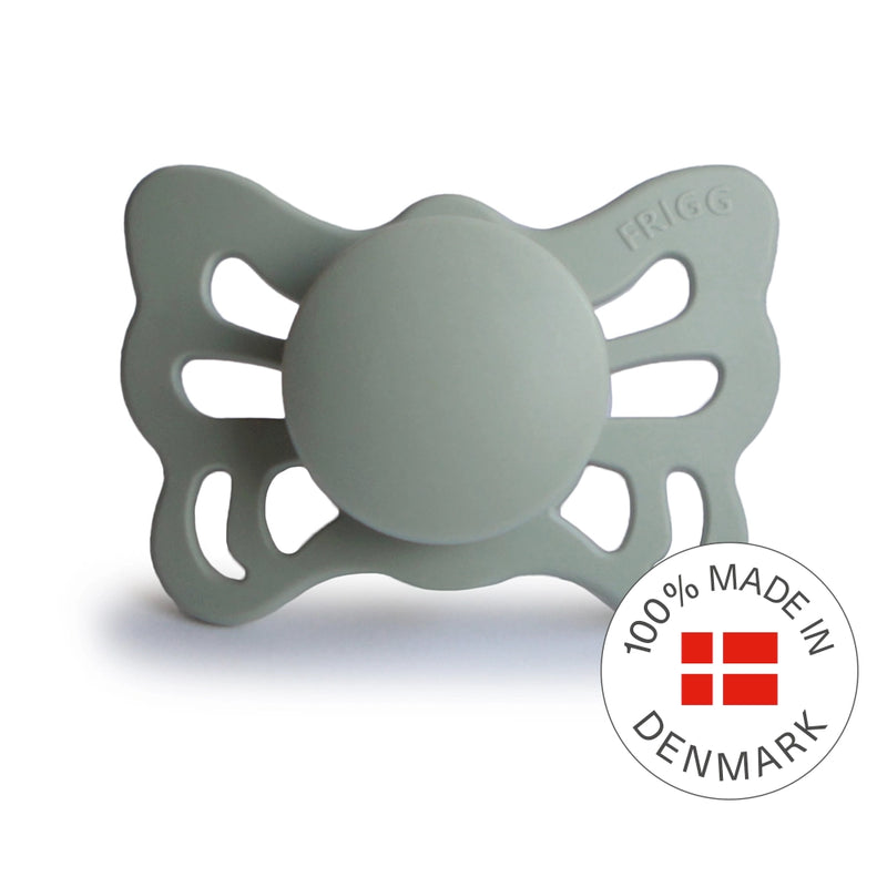 FRIGG Anatomical Pacifier - Butterfly Silicone Size 1 - Sage