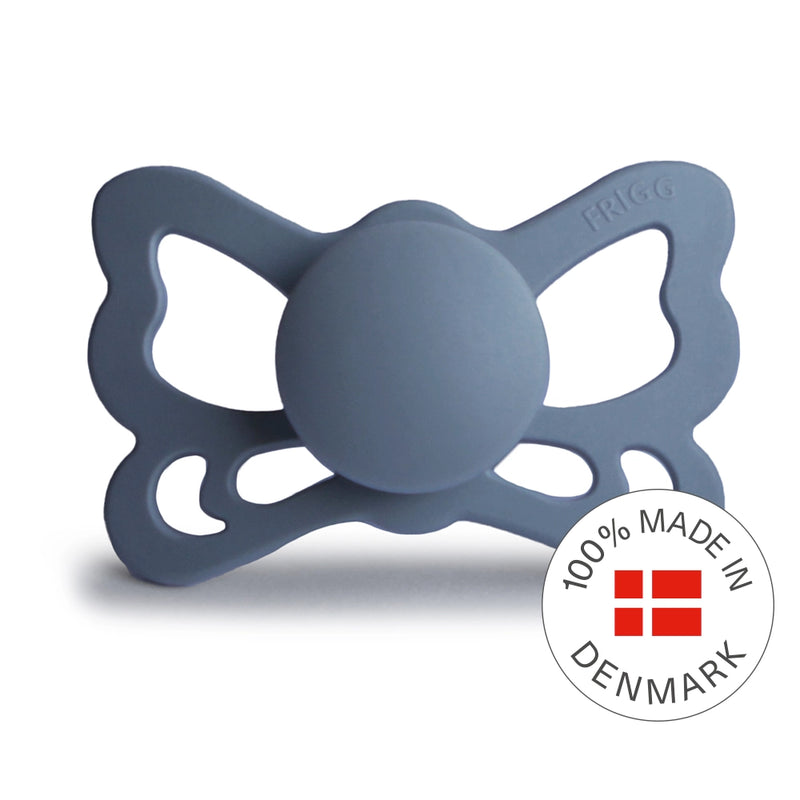 FRIGG Anatomical Pacifier - Butterfly Silicone Size 2 - Slate