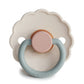 FRIGG Round Pacifier - Daisy Latex Size 1 - Cotton Candy
