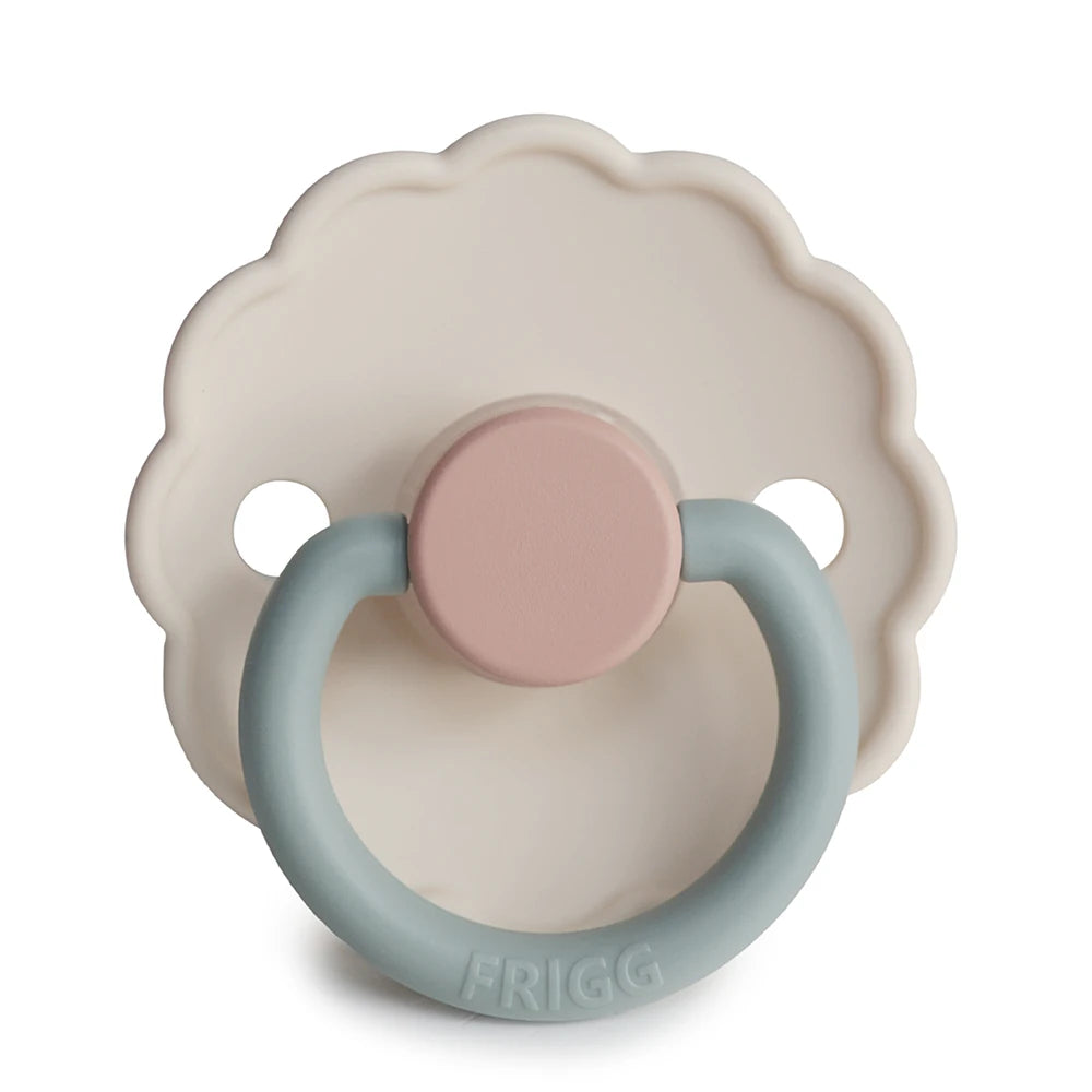 FRIGG Round Pacifier - Daisy Silicone Size 1 - Cotton Candy
