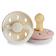 FRIGG Pacifier - Moon Phase Night Latex 2-Pack Size 1 - Blush/Cream