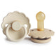 FRIGG Pacifier - Daisy Latex 2-Pack Size 2 - Cream/Croissant
