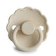 FRIGG Round Pacifier - Daisy Latex Size 1 - Cream