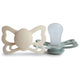 FRIGG Pacifier - Butterfly Silicone 2-Pack Size 2 - Cream/Sage