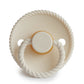 FRIGG Round Pacifier - Rope Latex Size 2 - Cream