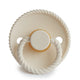 FRIGG Round Pacifier - Rope Latex Size 2 - Cream