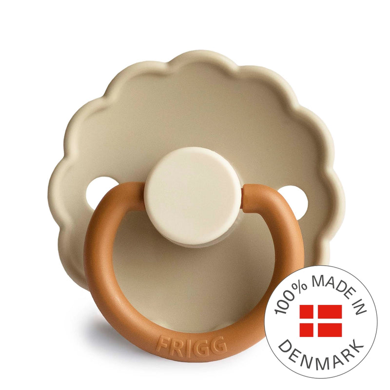 FRIGG Round Pacifier - Daisy Silicone Size 1 - Desert