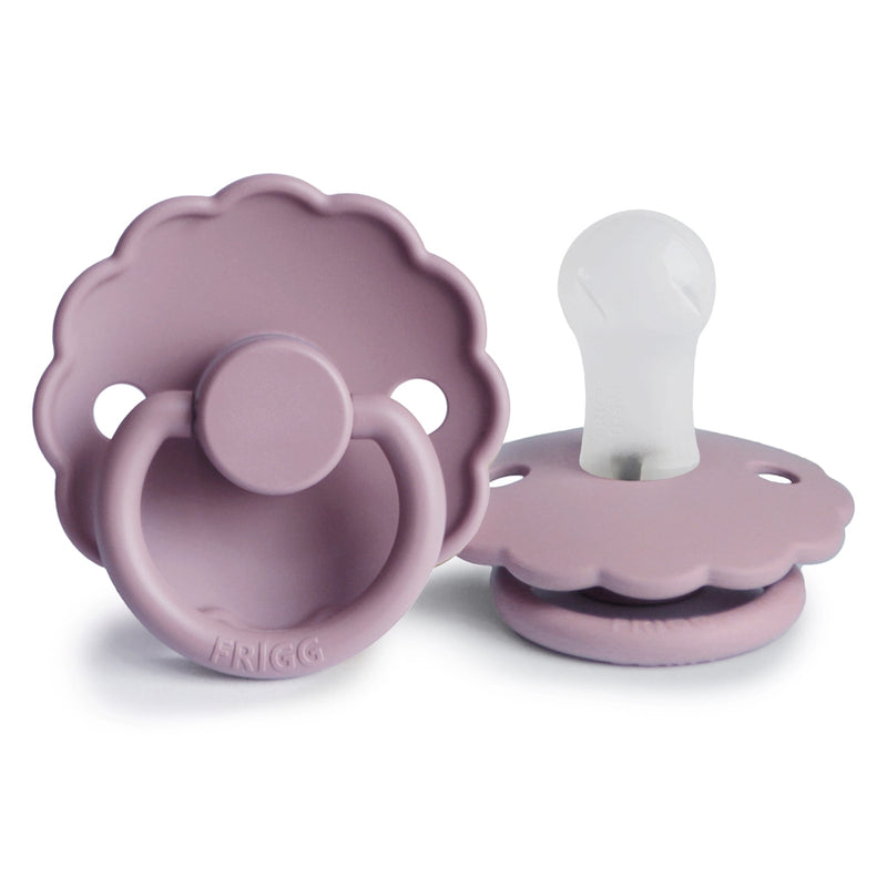 FRIGG Round Pacifier - Daisy Silicone Size 1 - Heather