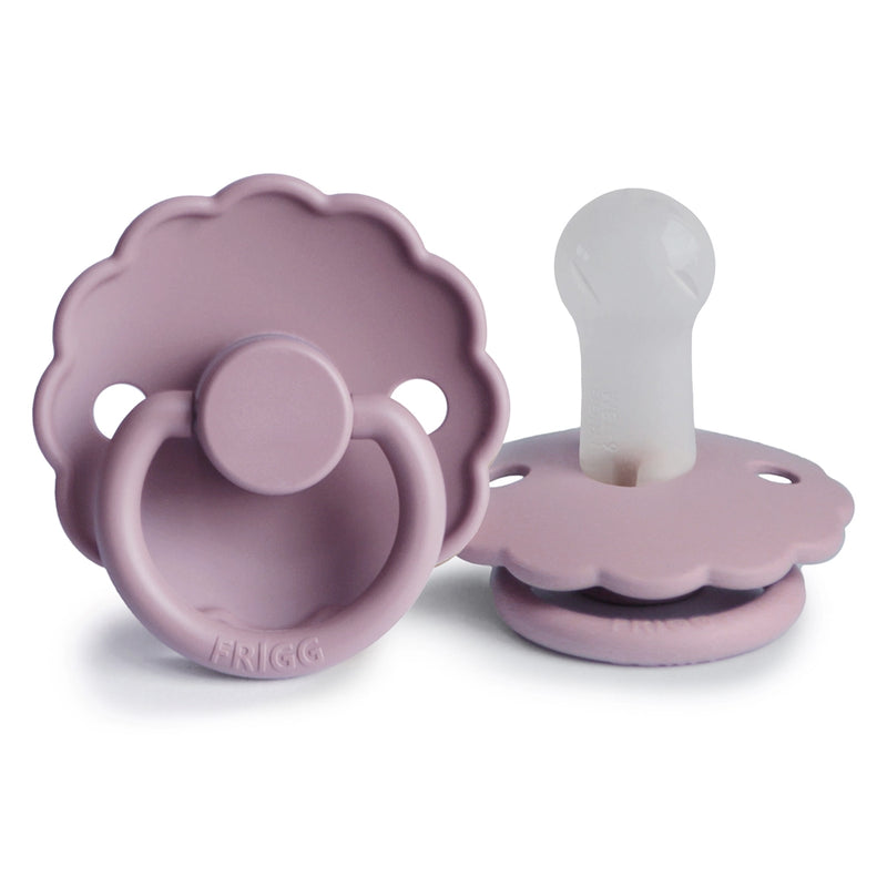 FRIGG Round Pacifier - Daisy Silicone Size 2 - Heather