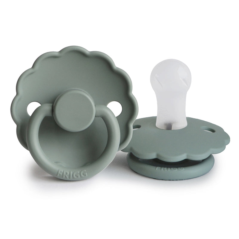 FRIGG Round Pacifier - Daisy Silicone Size 1 - Lily Pad