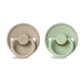 FRIGG Mini Mocha Latex 2-Pack Cappuccino/Matcha Latte - Size 2