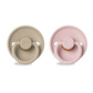 FRIGG Mini Mocha Latex 2-Pack Cappuccino/Rose Latte - Size 2