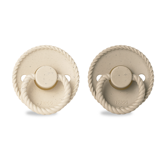 FRIGG Mini Mocha Caoutchouc Naturel Lot de 2 Vanilla Cream/Cappuccino - Taille 1