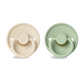 FRIGG Mini Mocha Latex 2-Pack Vanilla Cream/Matcha Latte - Size 2