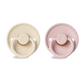 FRIGG Mini Mocha Latex 2-Pack Vanilla Cream/Rose Latte - Size 1