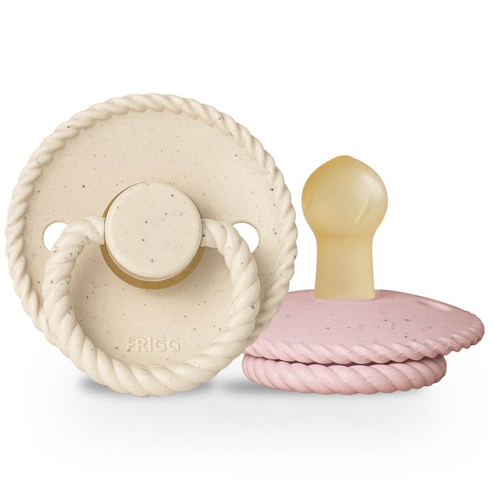 FRIGG Mini Mocha Caoutchouc Naturel Lot de 2 Vanilla Cream/Rose Latte - Taille 1