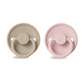 FRIGG Mini Mocha Silicone 2-Pack Cappuccino/Rose Latte - Size 1