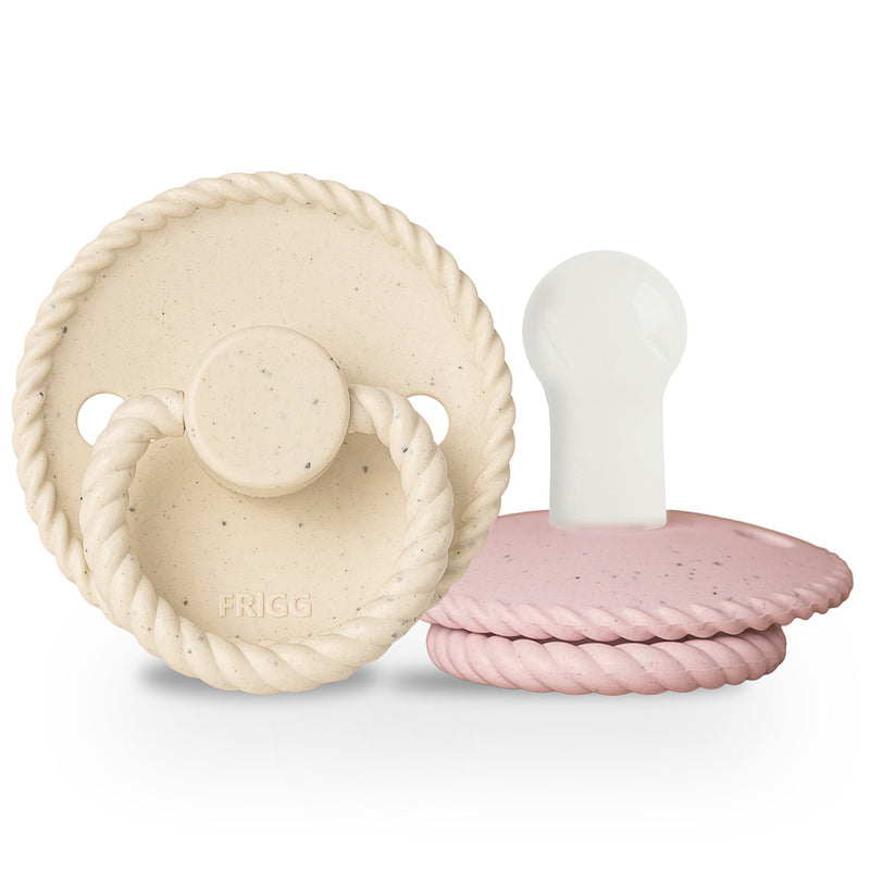 FRIGG Mini Mocha Silicone 2-Pack Vanilla Cream/Rose Latte - Size 2