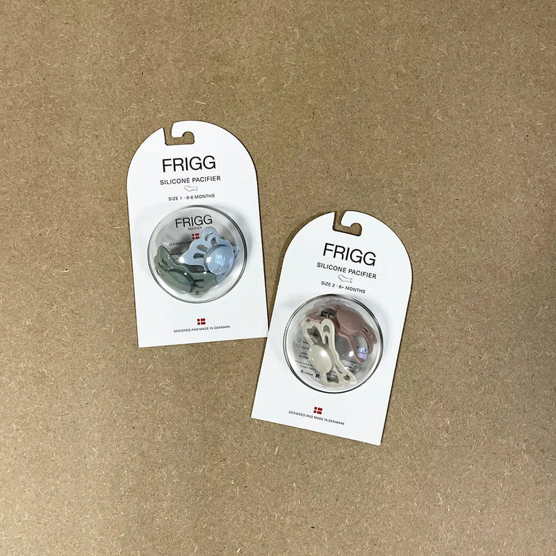 FRIGG Anatomical Pacifier - Butterfly Silicone Size 2 - Soft Lilac