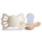 FRIGG Pacifier - Lucky Silicone 2-Pack Size 2 - Cream/Croissant