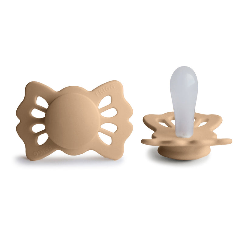 FRIGG Symmetrical Pacifier - Lucky Silicone Size 1 - Croissant