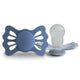 FRIGG Pacifier - Lucky Silicone 2-Pack Size 2 - Ocean View/Powder Blue