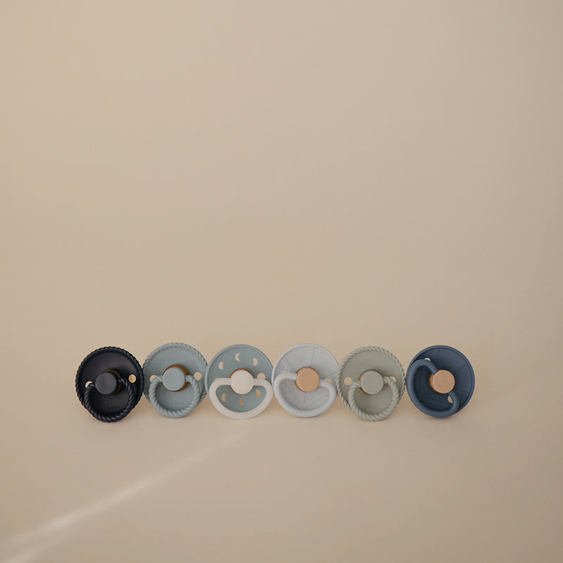 FRIGG 6-Pack Pacifiers - Silicone Size 2 - Endless Sea